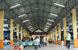 Bus station in Surat Thani